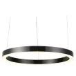 Step into Design ST-8848-80 black Lampa wisząca CIRCLE 80 LED tytanowy 80 cm