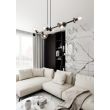 EMIBIG 874/8 LAMPA WISZĄCA ROSSI 8 BL TRANSPARENT