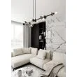 EMIBIG 874/8 LAMPA WISZĄCA ROSSI 8 BL TRANSPARENT