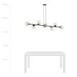 EMIBIG 874/8 LAMPA WISZĄCA ROSSI 8 BL TRANSPARENT