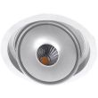 AZZARDO AZ3471 BOSTON 1 ROUND WHITE TECHNICAL LAMP