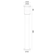 ARGON 8750 NORFOLK lampa ogrodowa stojąca 1pł., duża