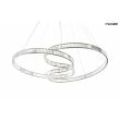 MOOSEE MSE1501100198 lampa wisząca WAVE 160A chrom
