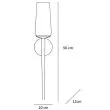 WYPRZEDAŻ BERELLA LIGHT BL0259 Nola Wall kinkiet Chrom E27