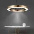 Step into Design ST-8848-80 black Lampa wisząca CIRCLE 80 LED tytanowy 80 cm