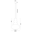 ARGON 8822 DIEGO lampa wisząca 1pł.
