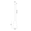 ARGON 8825 ORLANDO  lampa wisząca 1pł.