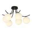 EMIBIG 1109/6 LAMPA SUFITOWA BOSTON 6 BLACK/OPAL
