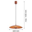 ARGON 8870 BOLTON lampa wisząca 1 pł.