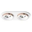 RENDL R13240 SHARM R II wpuszczana biała miedź 230V LED 2x10W 24° 3000K