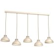 LUMINEX 8894 żyrandol Sven beige 5xE27
