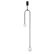 Step into design ST-8928S black Lampa wisząca LOOP czarna 123 cm
