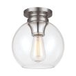 ELSTEAD Tabby FE-TABBY-F-PN 1 Light Flush Light