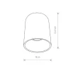 NOWODVORSKI EYE TONE 8932 lampa wewnętrzna punktowa natynkowa