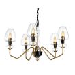 ELSTEAD Armand DL-ARMAND5-AB 5 Light Chandelier - Aged Brass