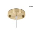 Moosee MSE010100254 Lampa wisząca PUZO S złota