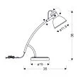 CANDELLUX STUDIO 41-72085 ZUMBA lampa gabinetowa