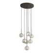 TK-LIGHTING 11328 LAVA BROWN LAMPA WISZĄCA 7XG9