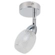 CANDELLUX 91-67500 RICO KINKIET 1X6W LED SMD GŁÓWKA OKRĄGŁA 1E Z PRZEGUBEM KD SYSTEM KLOSZ WYMIENNY CHROM/BEZBARWNY