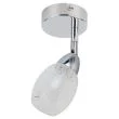 CANDELLUX 91-67500 RICO KINKIET 1X6W LED SMD GŁÓWKA OKRĄGŁA 1E Z PRZEGUBEM KD SYSTEM KLOSZ WYMIENNY CHROM/BEZBARWNY
