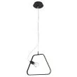 CANDELLUX A0023-321 IKARIA LAMPA WISZĄCA 42 1X60W E27 LED+12W LED CZARNY 4000K