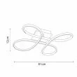 WYPRZEDAŻ E-CRYSTAL 00506 LED CHROME BEND 54W 4000K