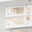 ELSTEAD Beacon Square KL-BEACON-SQUARE-F-WHT 2 Light Flush Mount