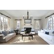 ELSTEAD CARISBROOKE CB8 BLACK 8Lt Chandelier