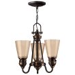 ELSTEAD MAYFLOWER HK/MAYFLOWER3 3Lt Chandelier