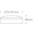 ONE LIGHT 67204B/AN Paximada plafon zewnętrzny antracyt 2x20W E27