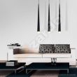 AZZARDO MD1220B-3-BK / AZ0118 Stylo 3 (black) Lampa wisząca