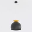 EMIBIG 1754/1 GEO 1 BLACK ORANGE Lampa wisząca