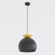 EMIBIG 1754/1 GEO 1 BLACK ORANGE Lampa wisząca
