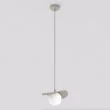 EMIBIG 1760/1 FLORA 1 MOKKA OPAL Lampa wisząca