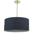 DAR SAN0323 SANTINO 3LT PENDANT NAVY BLUE GOLD