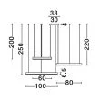 LUCES EXCLUSIVAS LE43503 JACA lampa wisząca