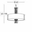 KOLARZ 0345.36.3.LI.WA.OKPT EMOZIONE lampa wisząca złoto 24K