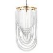 Step into design DP0339-400 gold Lampa wisząca WAVE złota 40 cm