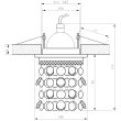 CANDELLUX 2246041 SK-68 CH/BLU MR16 CHROM OPR. STROP. DEKORACYJNA NIEBIESKA MR16 50W