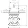 CANDELLUX 2246041 SK-68 CH/BLU MR16 CHROM OPR. STROP. DEKORACYJNA NIEBIESKA MR16 50W