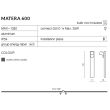 AZZARDO MAX—1382-DGR / AZ2185 Matera 600 (dark grey) Lampa zewnętrzna