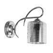 CANDELLUX 21-21601 ITALO LAMPA KINKIET CHROMOWY 1X40W E27 KLOSZ SREBRNY