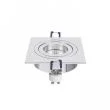 RENDL R12709 PASADENA GU10 SQ I wpuszczana aluminium szczotkowane 230V GU10 50W