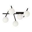 EMIBIG 1103/5 LAMPA SUFITOWA SMART 5 BLACK/OPAL