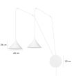 EMIBIG 160/2 ABRAMO 2 BLACK LAMPA WISZĄCA