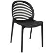 KING HOME KH010100217  Krzesło SUNNY czarne - polipropylen