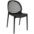 KING HOME KH010100217  Krzesło SUNNY czarne - polipropylen