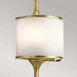 ELSTEAD Mona KL-MONA-L-NBR 2 Light Wall Light - Natural Brass