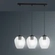 EMIBIG 679/3 LAMPA WISZĄCA ISTAR 3 BL TRANSPARENT