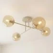 EMIBIG 1636/4 ROMA 4 MOKKA AMBER LAMPA SUFITOWA